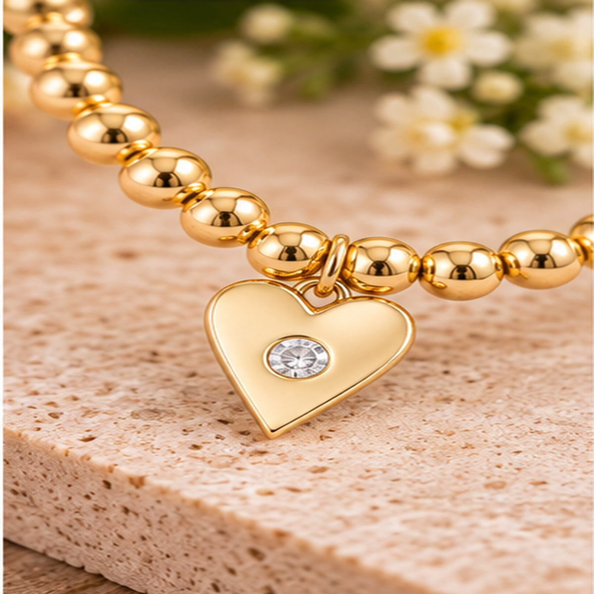 Michelle Mcdowell Inspiration Beaded Bracelet "Loved"