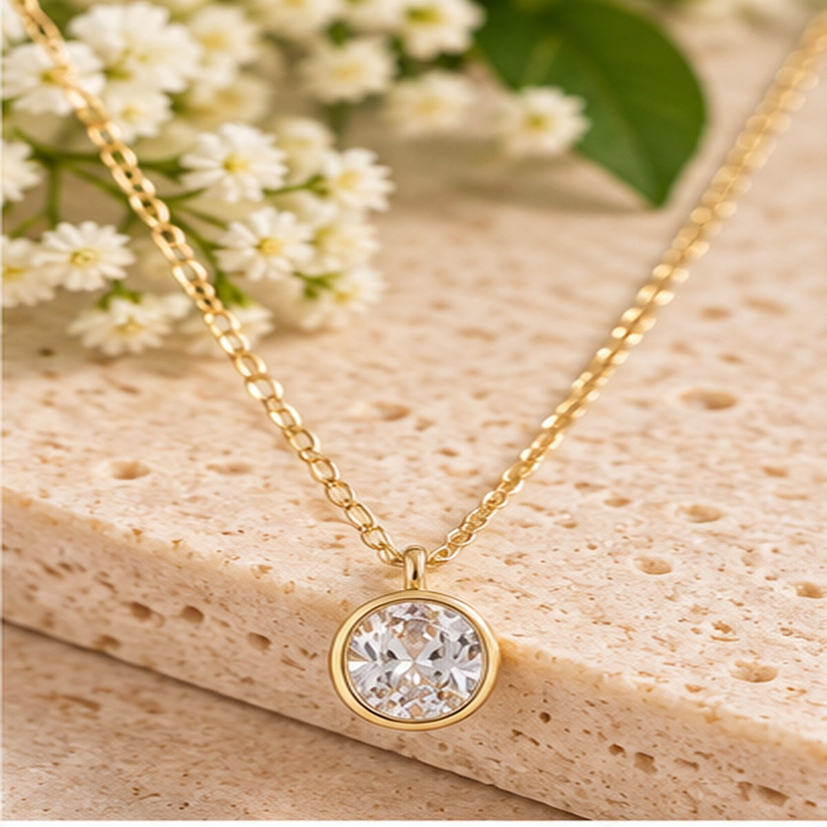 Michelle Mcdowell Inspiration Chain Necklace "Worthy"