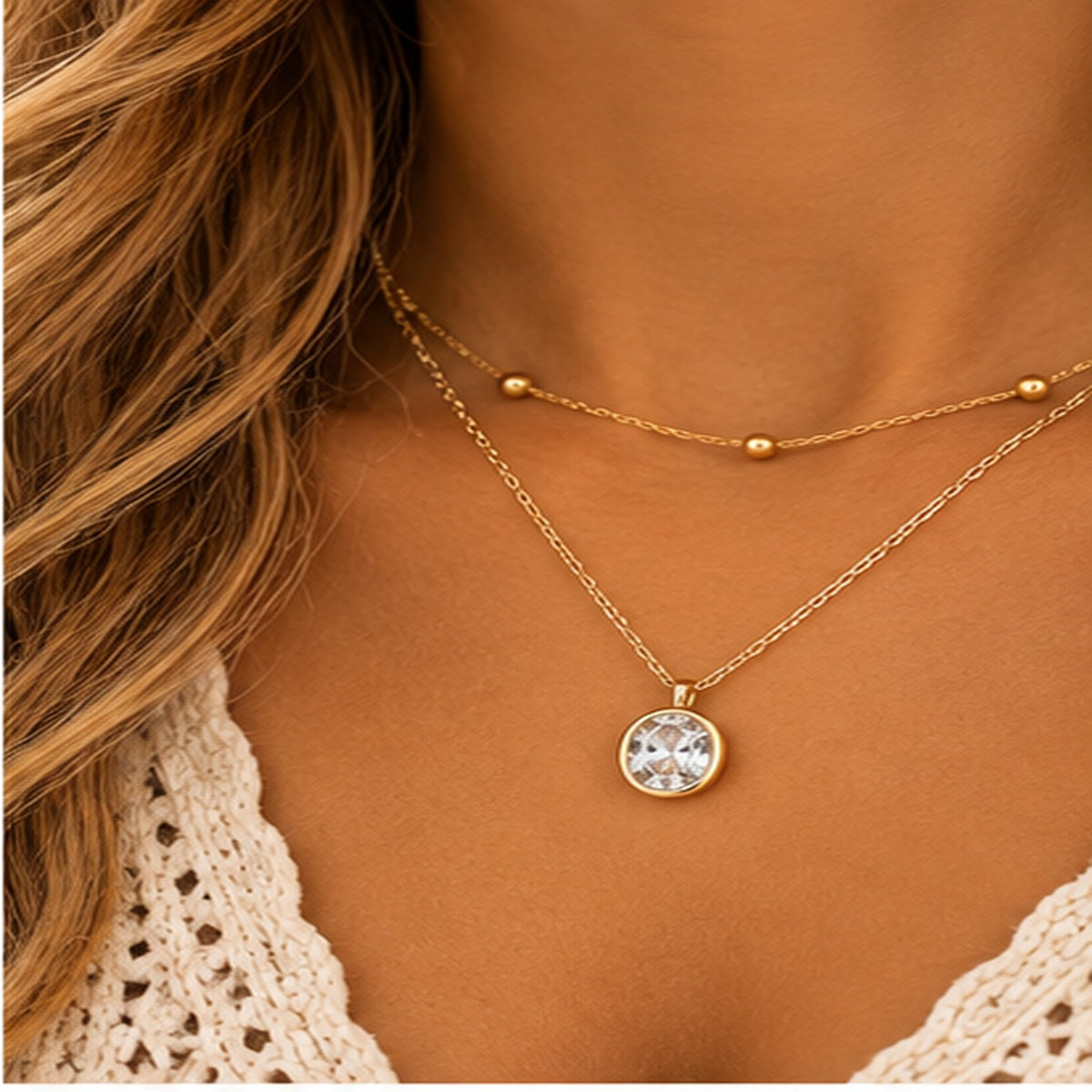 Michelle Mcdowell Inspiration Chain Necklace "Worthy"