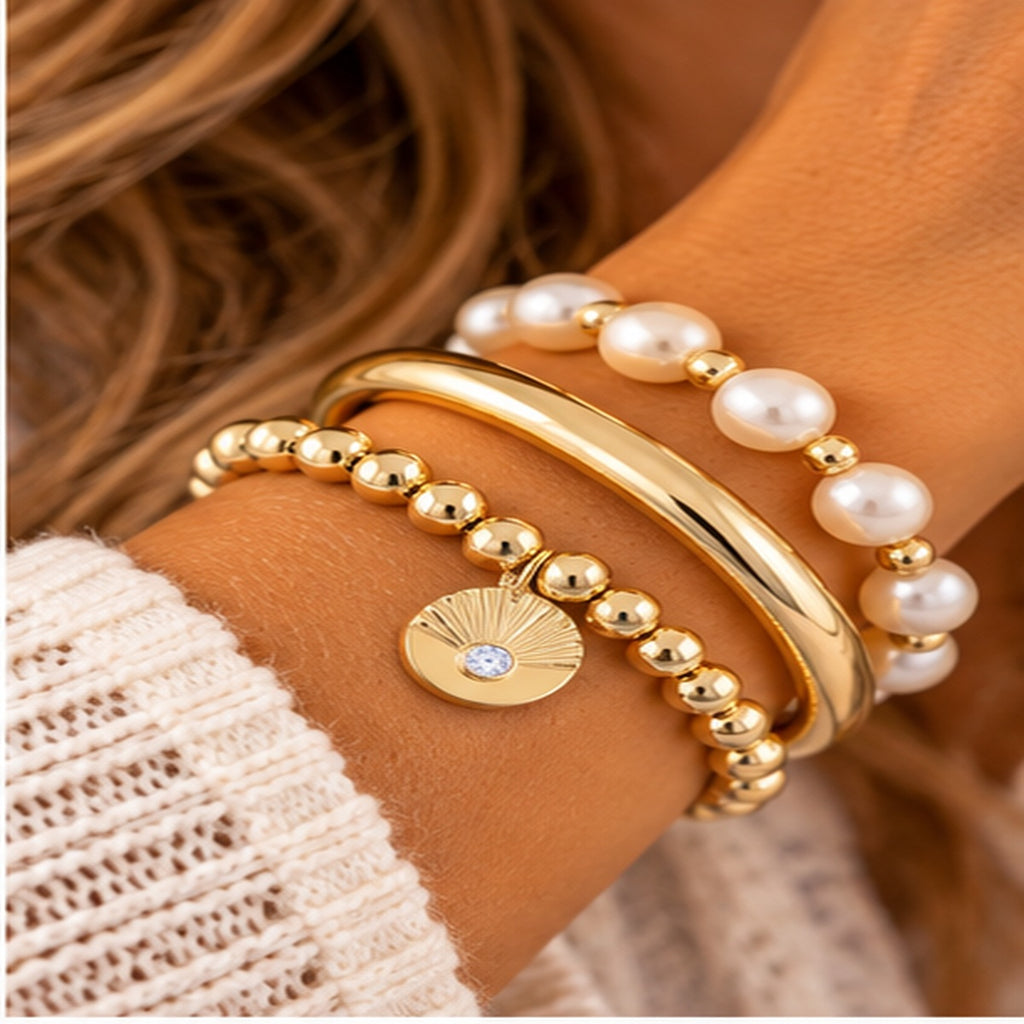 Michelle Mcdowell Inspiration Beaded Bracelet "Courageous"