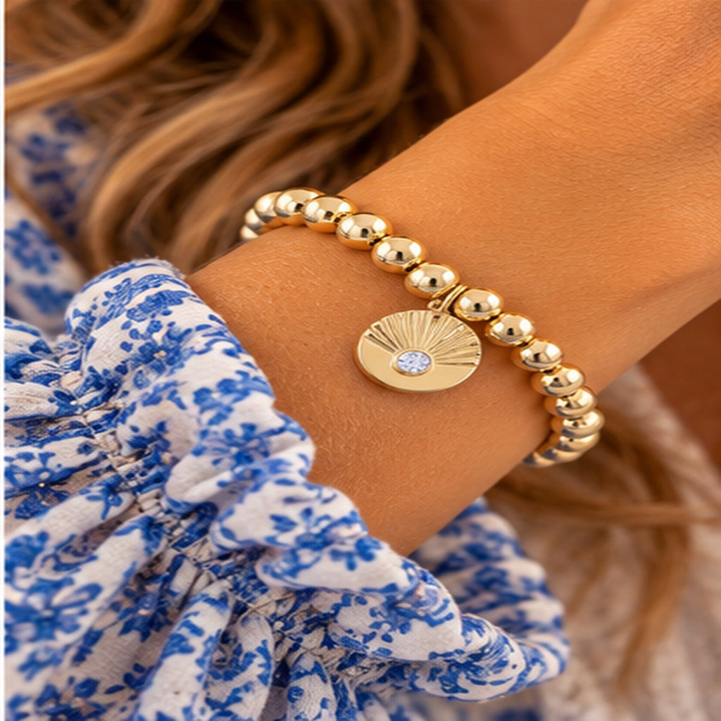 Michelle Mcdowell Inspiration Beaded Bracelet "Courageous"