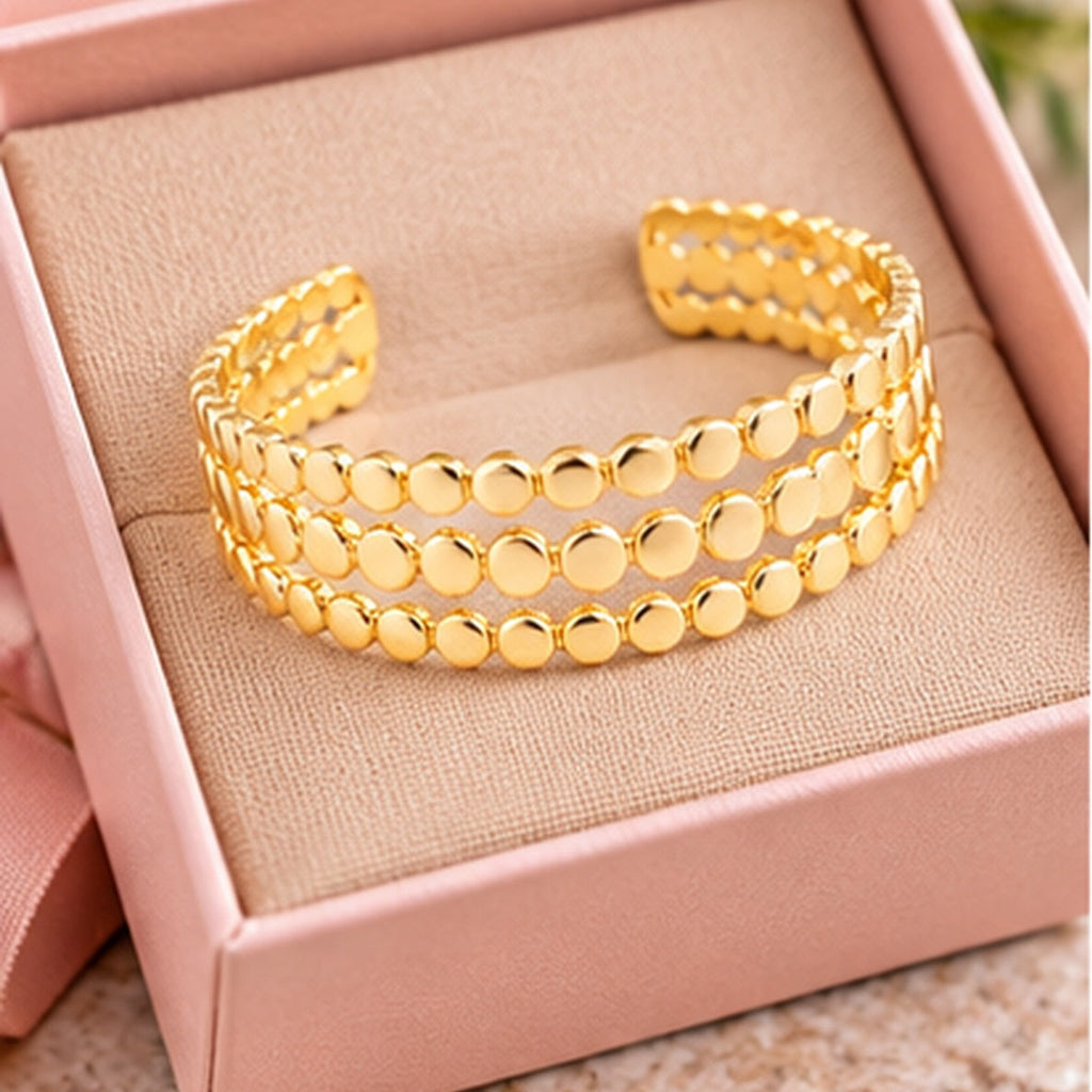 Michelle Mcdowell Astrid Gold Cuff Bracelet