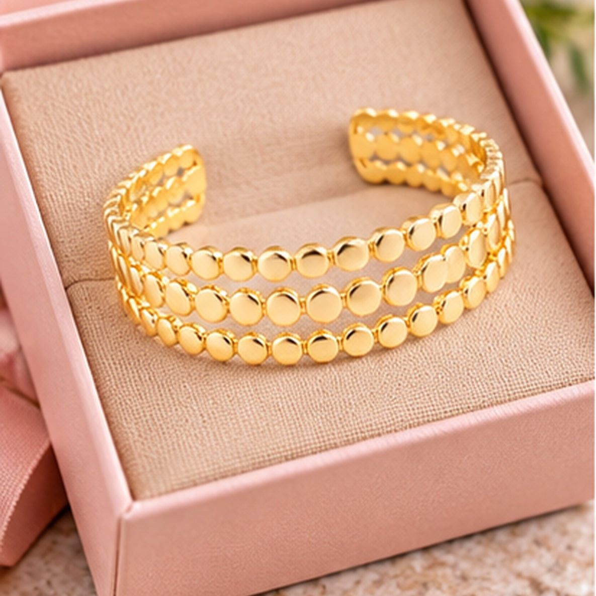 Michelle Mcdowell Astrid Gold Cuff Bracelet