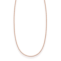 3MM Gold Beaded Necklace