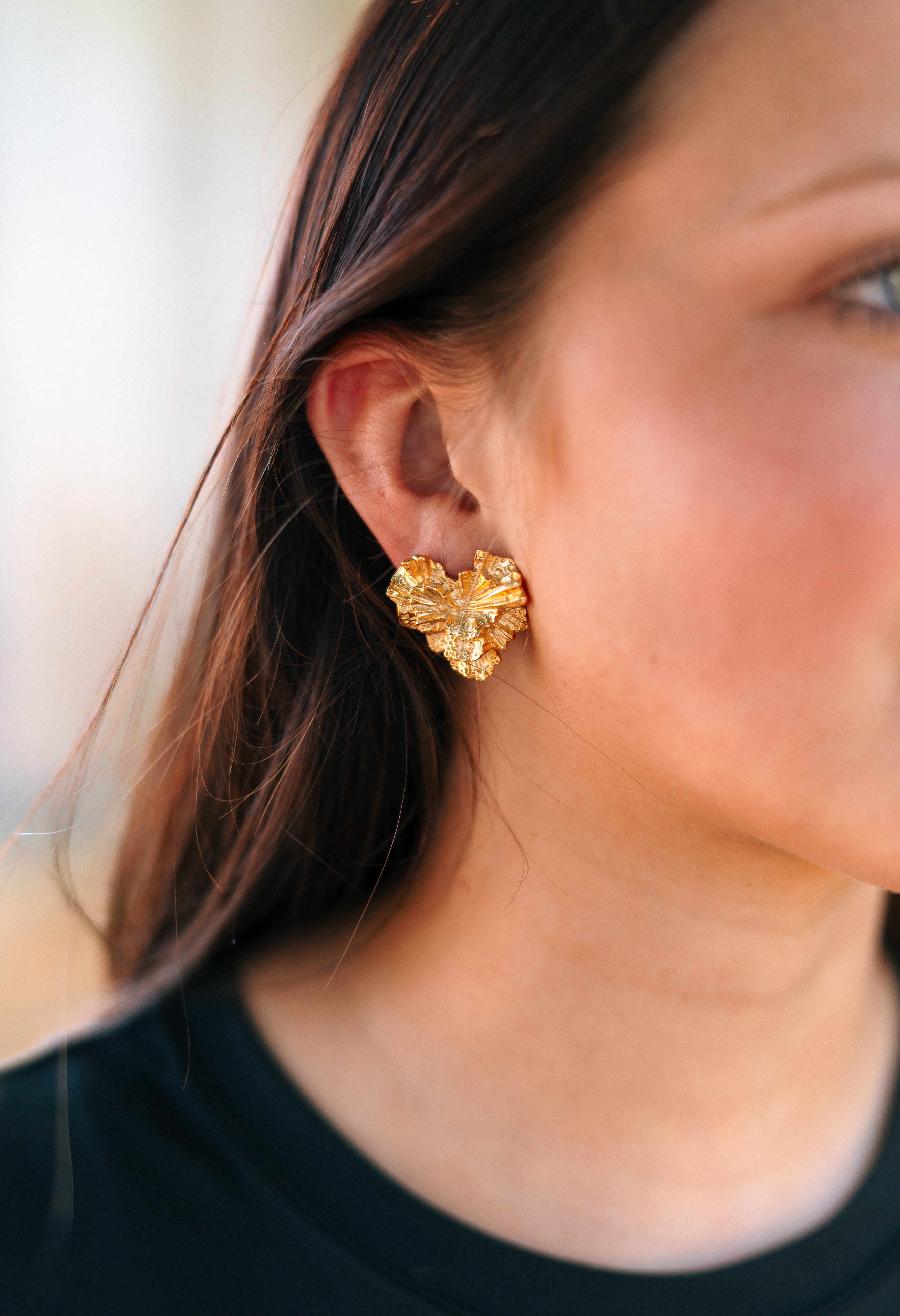 Mila Heart Studs