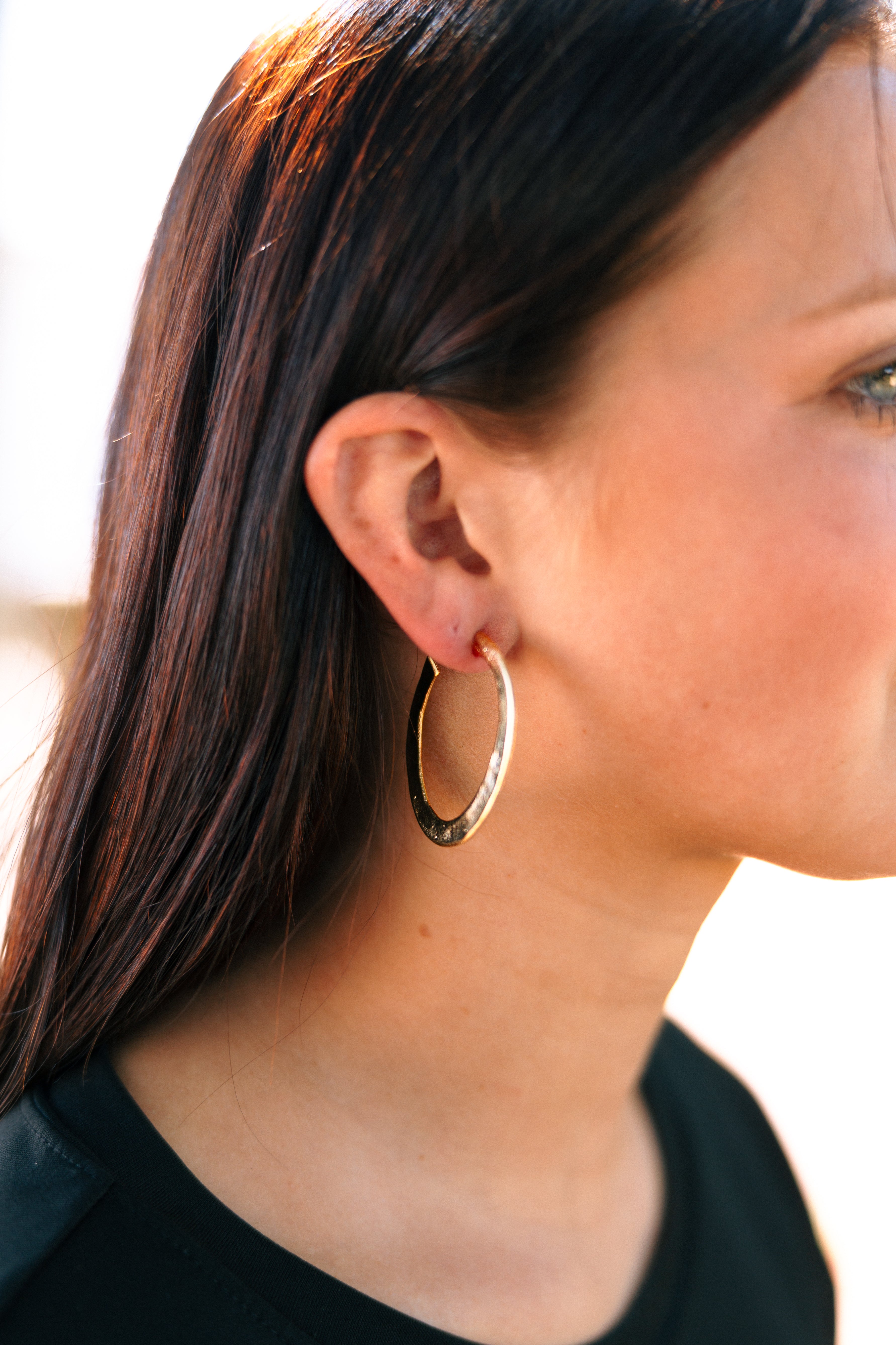 Hammered Hoops