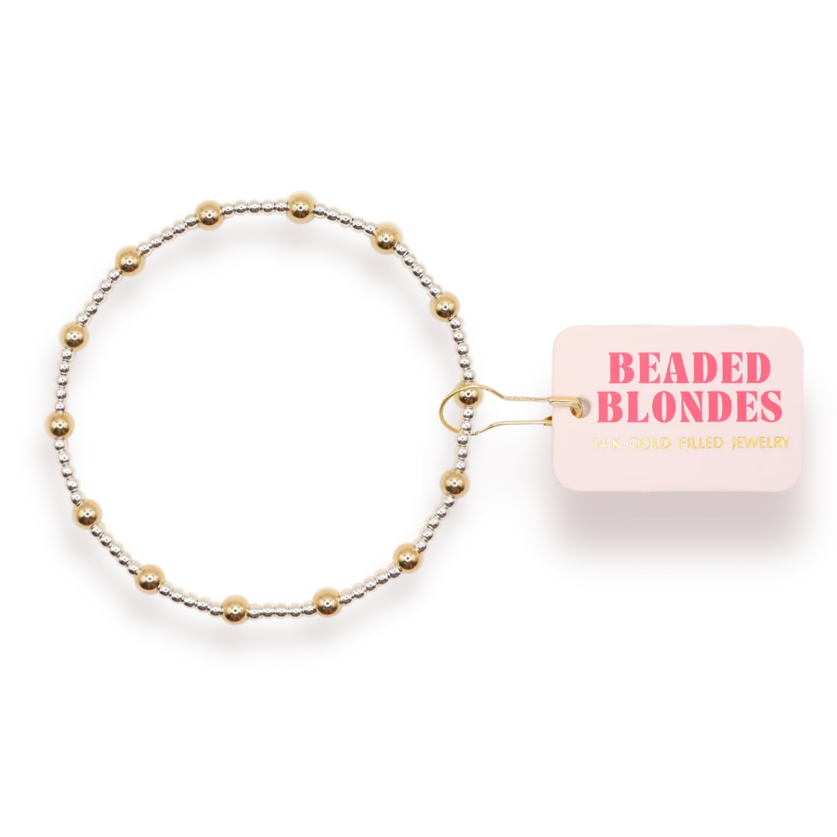 June Bracelet in Silver with Gold