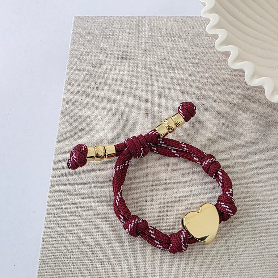 Knotty Heart Bracelet