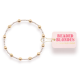 Lively Bracelet in Silver with Gold