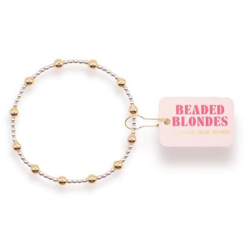 Lively Bracelet in Silver with Gold