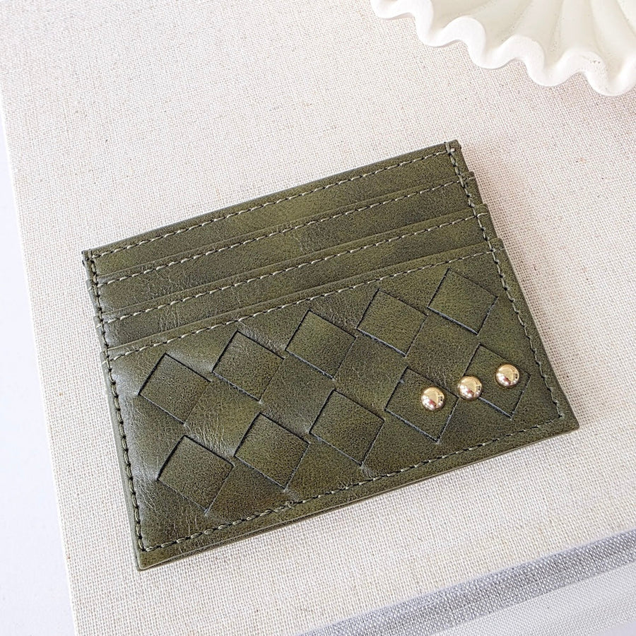 Woven Card Wallet