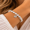 Michelle Mcdowell Rylan Matte Silver Bracelet