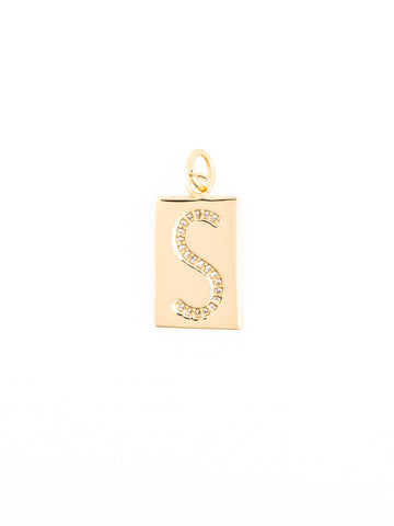 Michelle Mcdowell Thea Initial "S" Charm