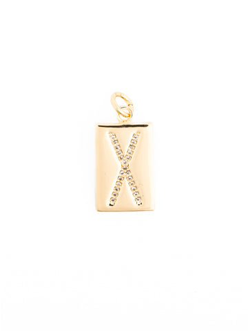 Michelle Mcdowell Thea Initial "X" Charm