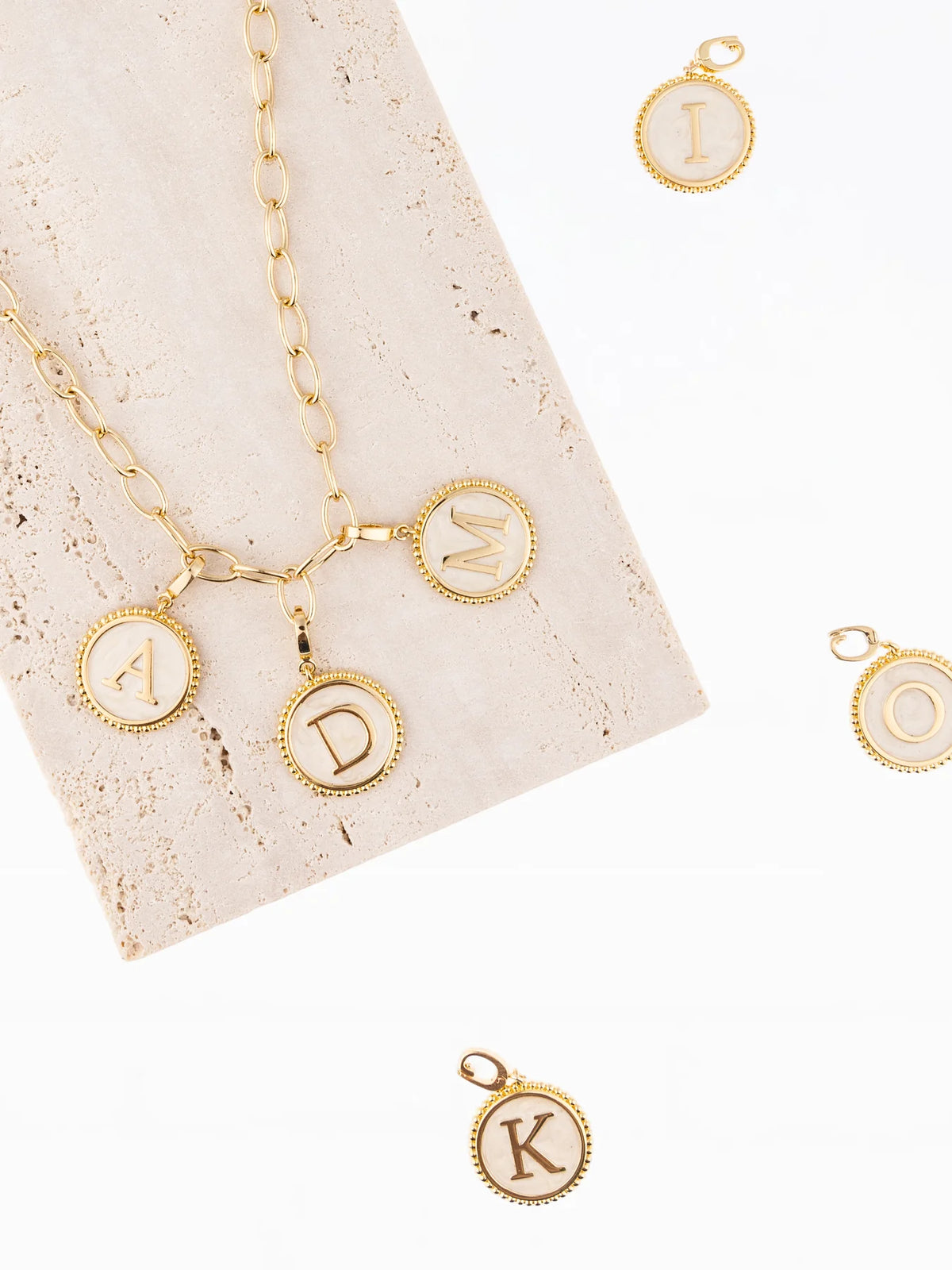 Michelle Mcdowell Sophie Initial "A" Charm