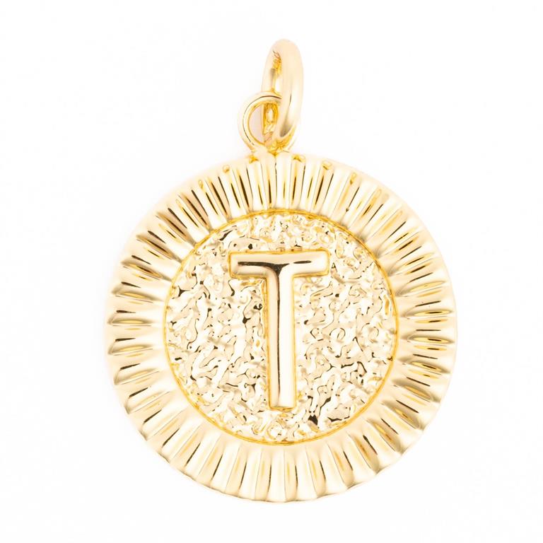 Michelle Mcdowell Thea Initial "T" Charm