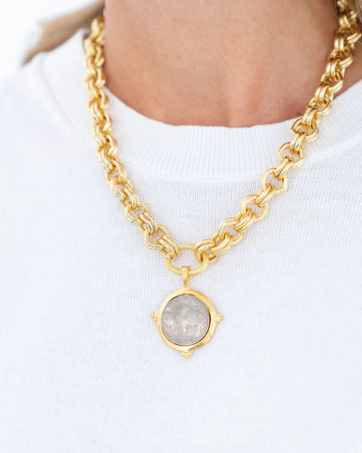 Buffalo Coin Necklace