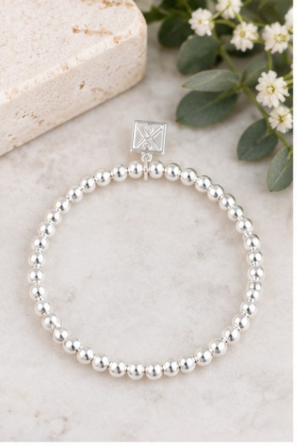 Michelle Mcdowell Kinsley Matte Silver Bracelet