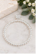 Michelle Mcdowell Kinsley Matte Silver Bracelet