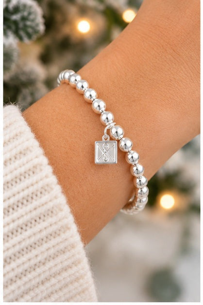 Michelle Mcdowell Kinsley Matte Silver Bracelet