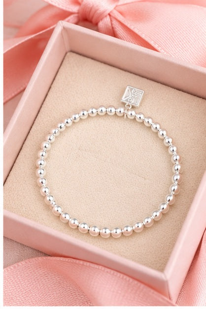 Michelle Mcdowell Kinsley Matte Silver Bracelet