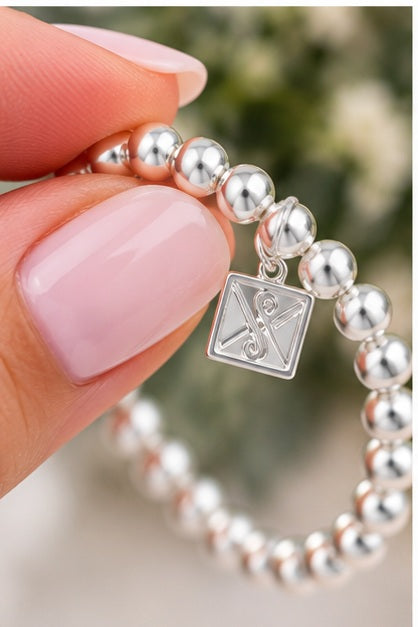 Michelle Mcdowell Kinsley Matte Silver Bracelet