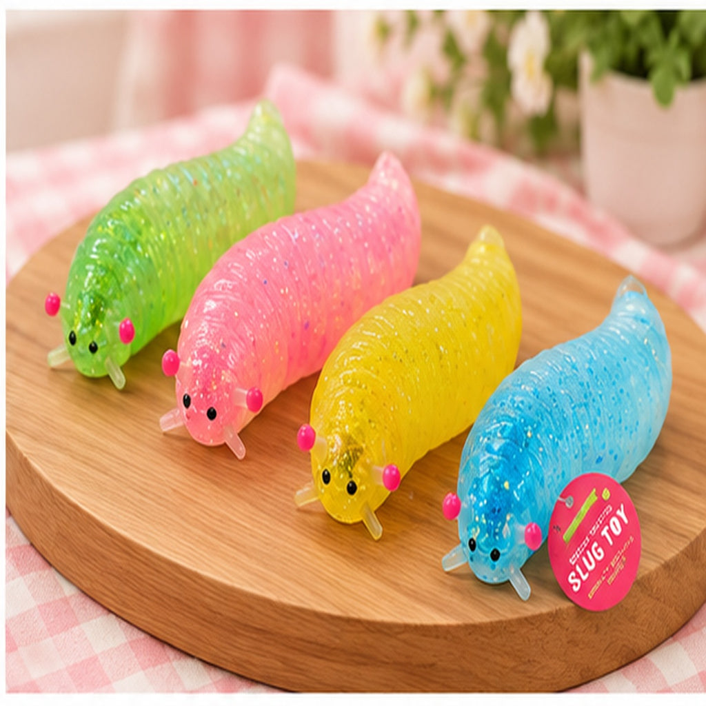 Two's Company Glitter Slug Squishy