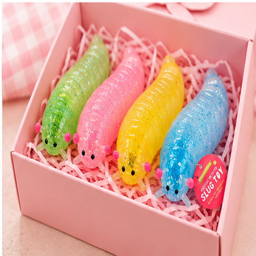 Two's Company Glitter Slug Squishy