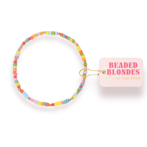 Snowcone Sprinkle Bracelet