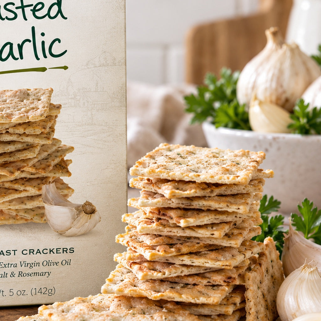 Stonewall Kitchen Roasted Garlic Crackers