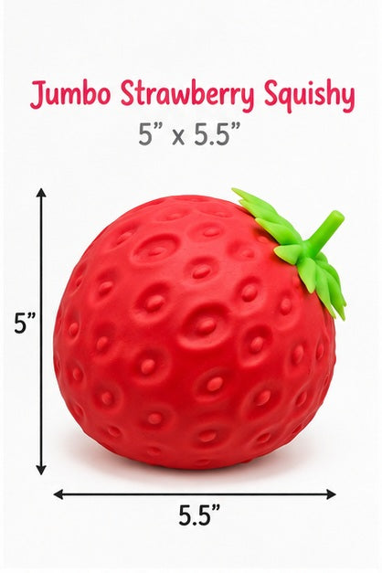 Two's Company Jumbo Scented Strawberry Squishy