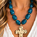 Michelle Mcdowell Greer Cross Necklace