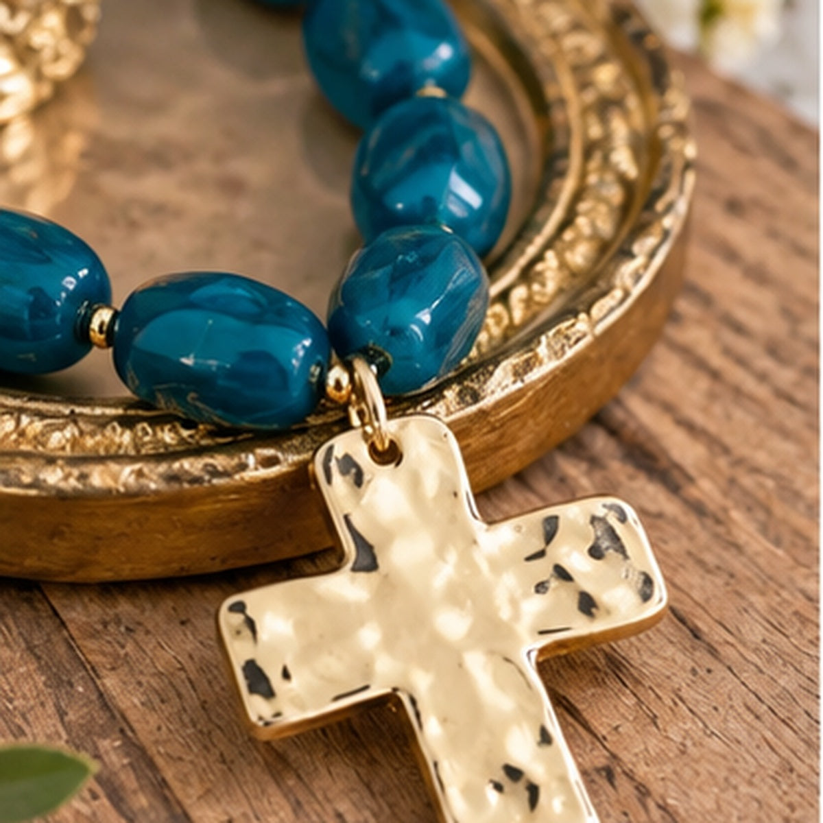 Michelle Mcdowell Greer Cross Necklace