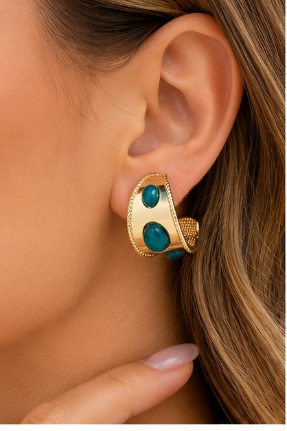 Michelle Mcdowell Caroline Hoop Earrings