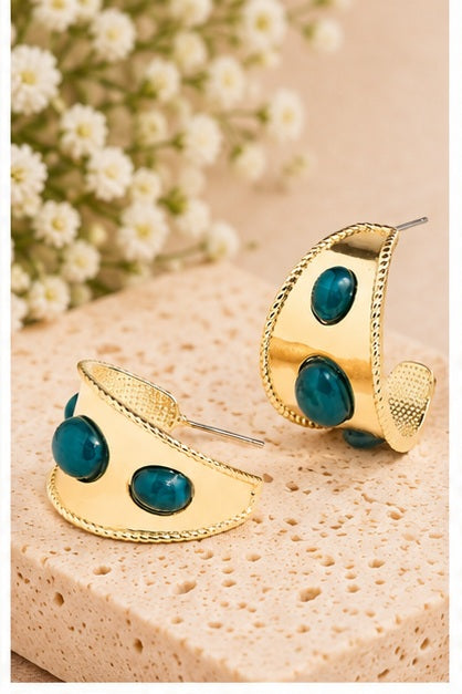 Michelle Mcdowell Caroline Hoop Earrings