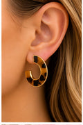 Michelle Mcdowell Junie Tortoise Earrings