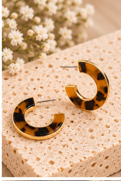 Michelle Mcdowell Junie Tortoise Earrings