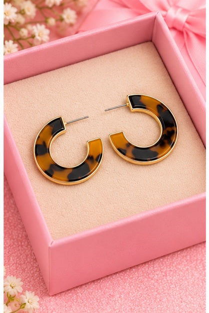 Michelle Mcdowell Junie Tortoise Earrings