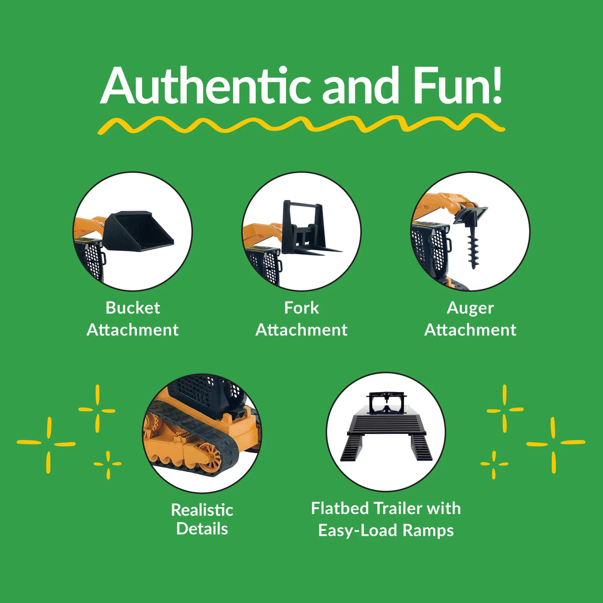 Big Country Toys Skid Steer Set