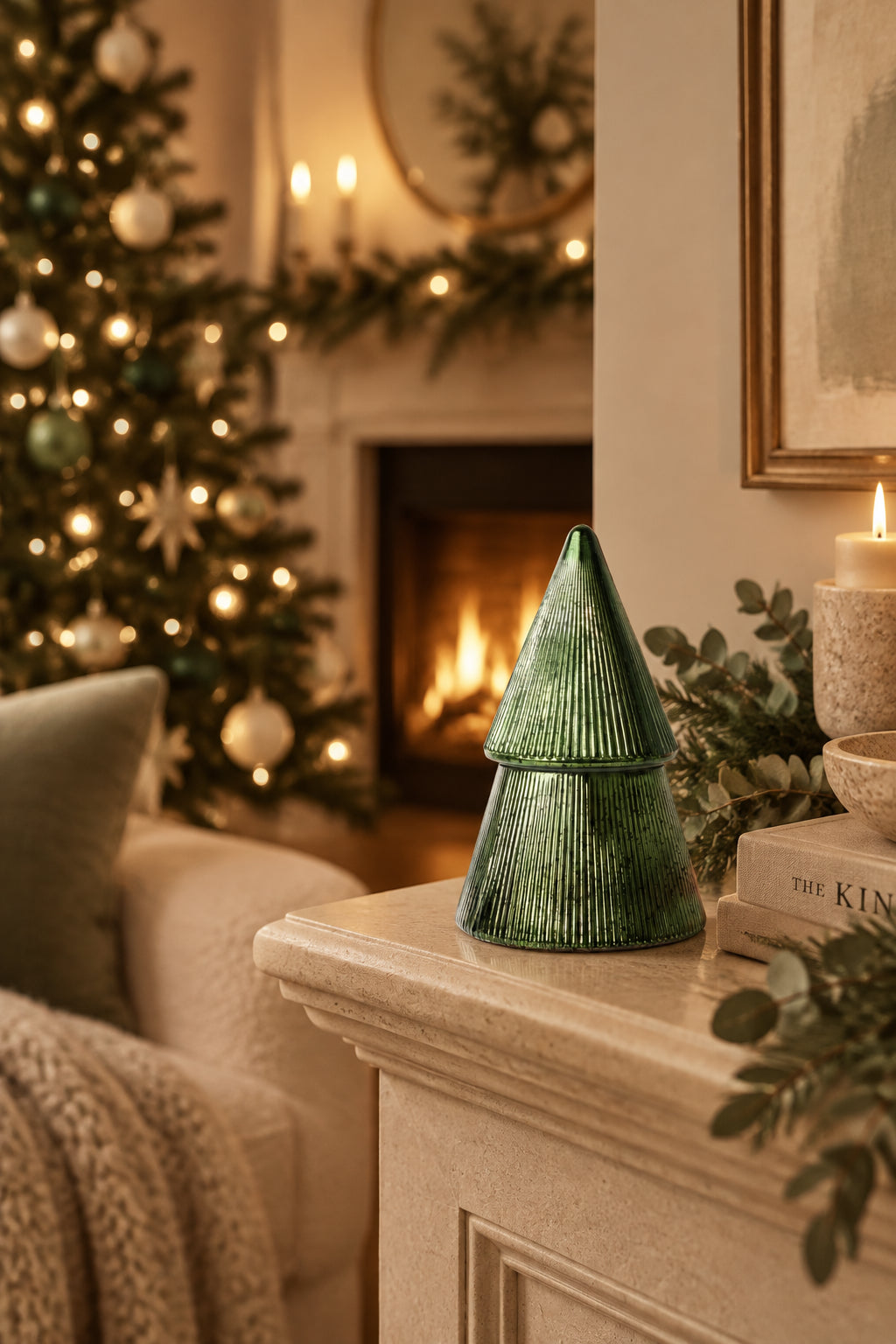 Green Tree Candle