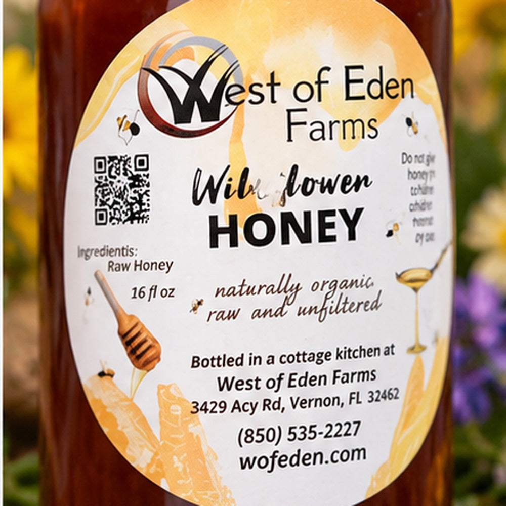 West of Eden Wildflower Honey