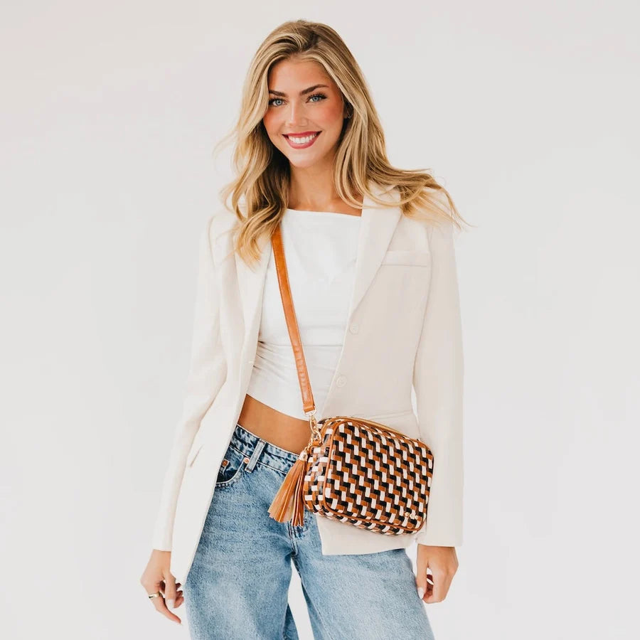 Woven Willow Cam Bag