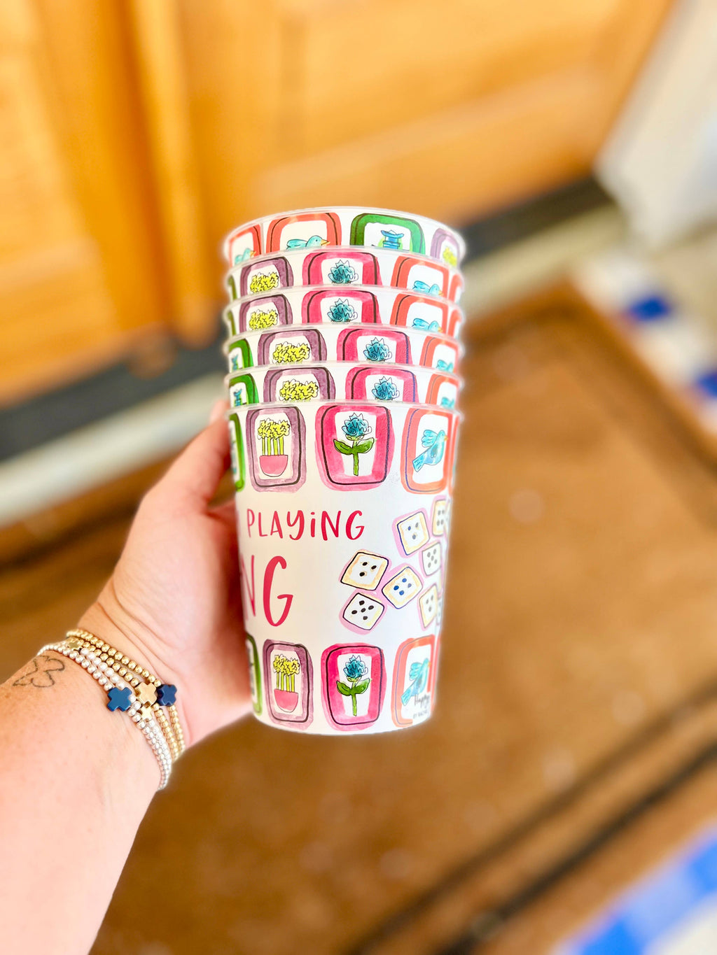 Mahjong Cups - Set of 6