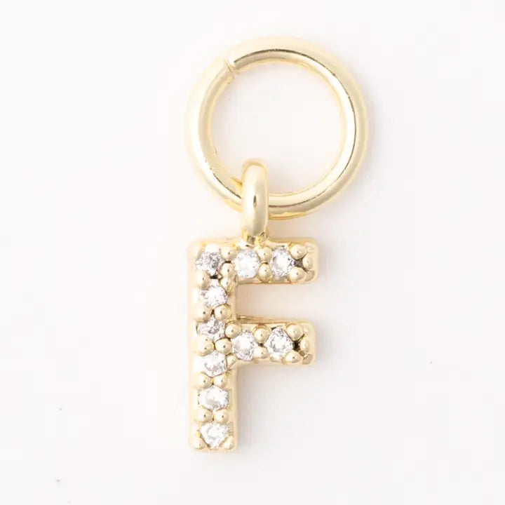 Earring Luxe Initial Charms