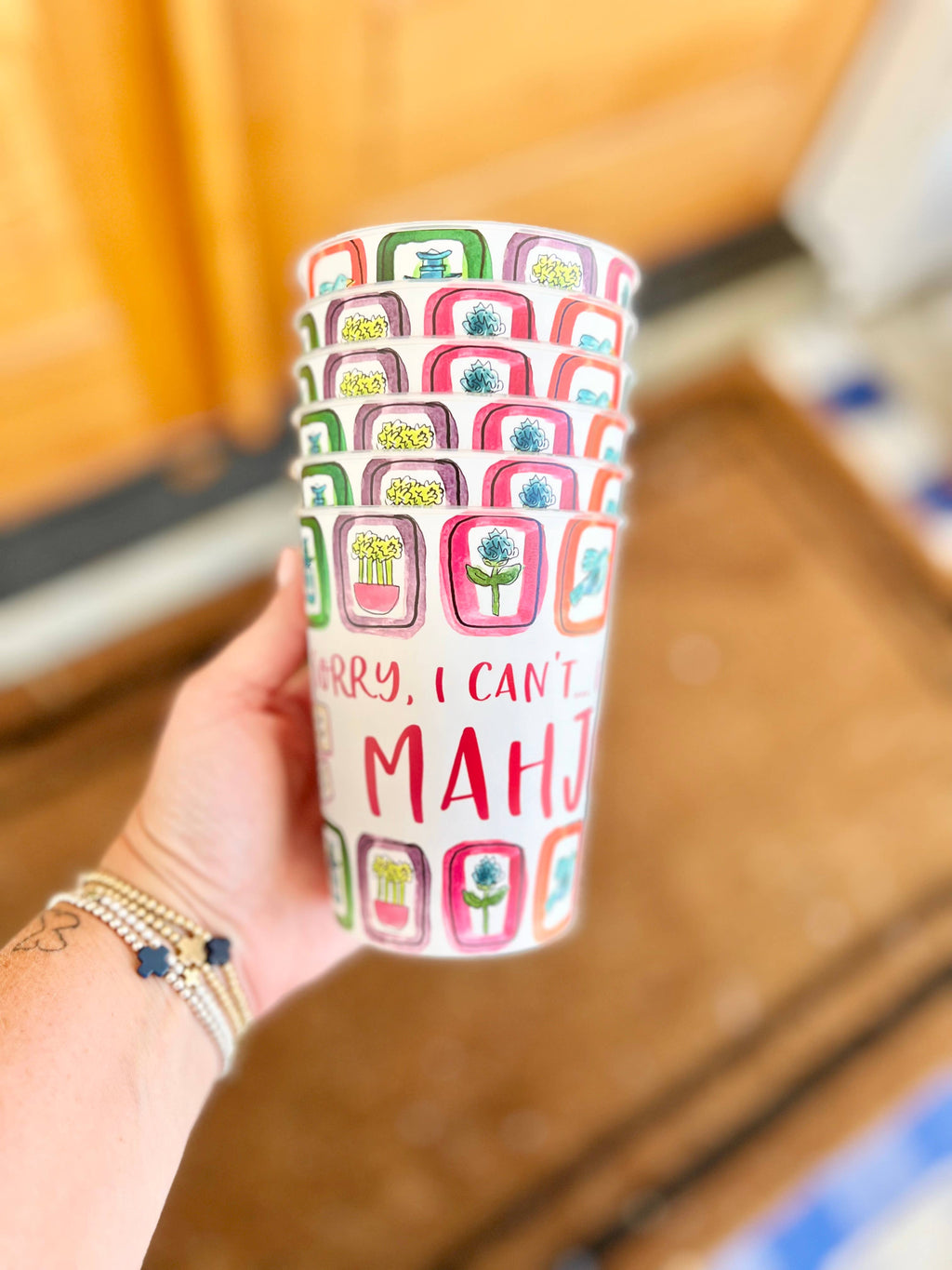 Mahjong Cups - Set of 6
