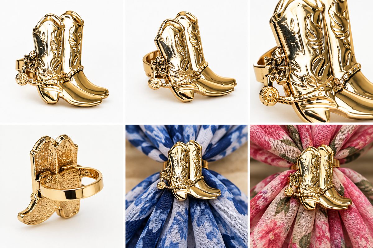 Winton & Waits Shaped Scarf Rings