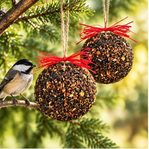Mr. Bird Seed & Nut Ornament Bird Feeder