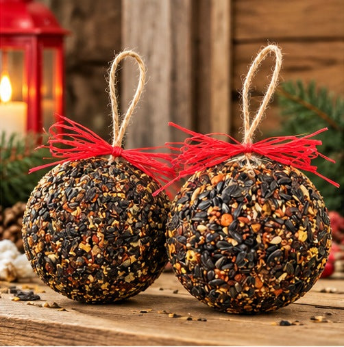 Mr. Bird Seed & Nut Ornament Bird Feeder