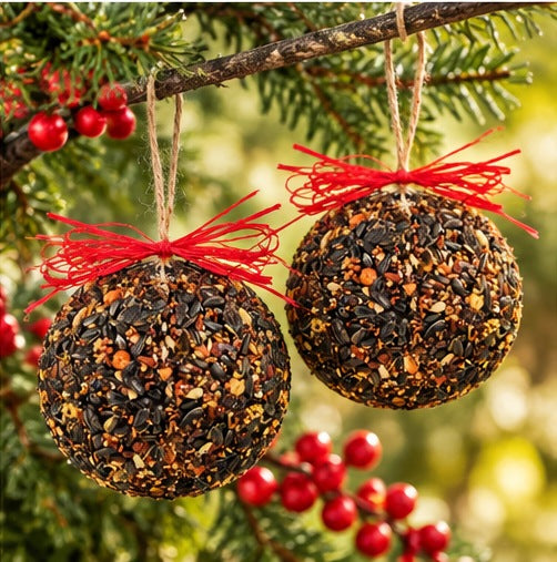 Mr. Bird Seed & Nut Ornament Bird Feeder