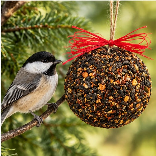 Mr. Bird Seed & Nut Ornament Bird Feeder